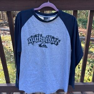 Y2K QuickSilver Grey Long Sleeve Tee